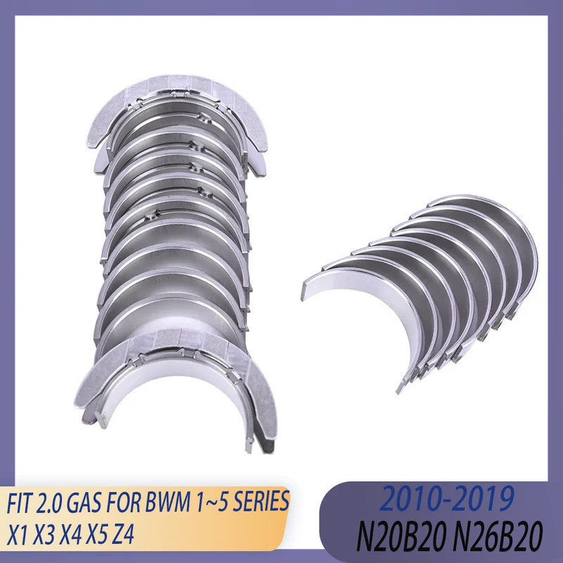 STD / 0.25 / 0.5 ชิ้นส่วนเครื่องยนต์อัตโนมัติชุดแบริ่งหลัก / Con-rod Fit 10-19 2.0 LT N20B20 แก๊สสํา