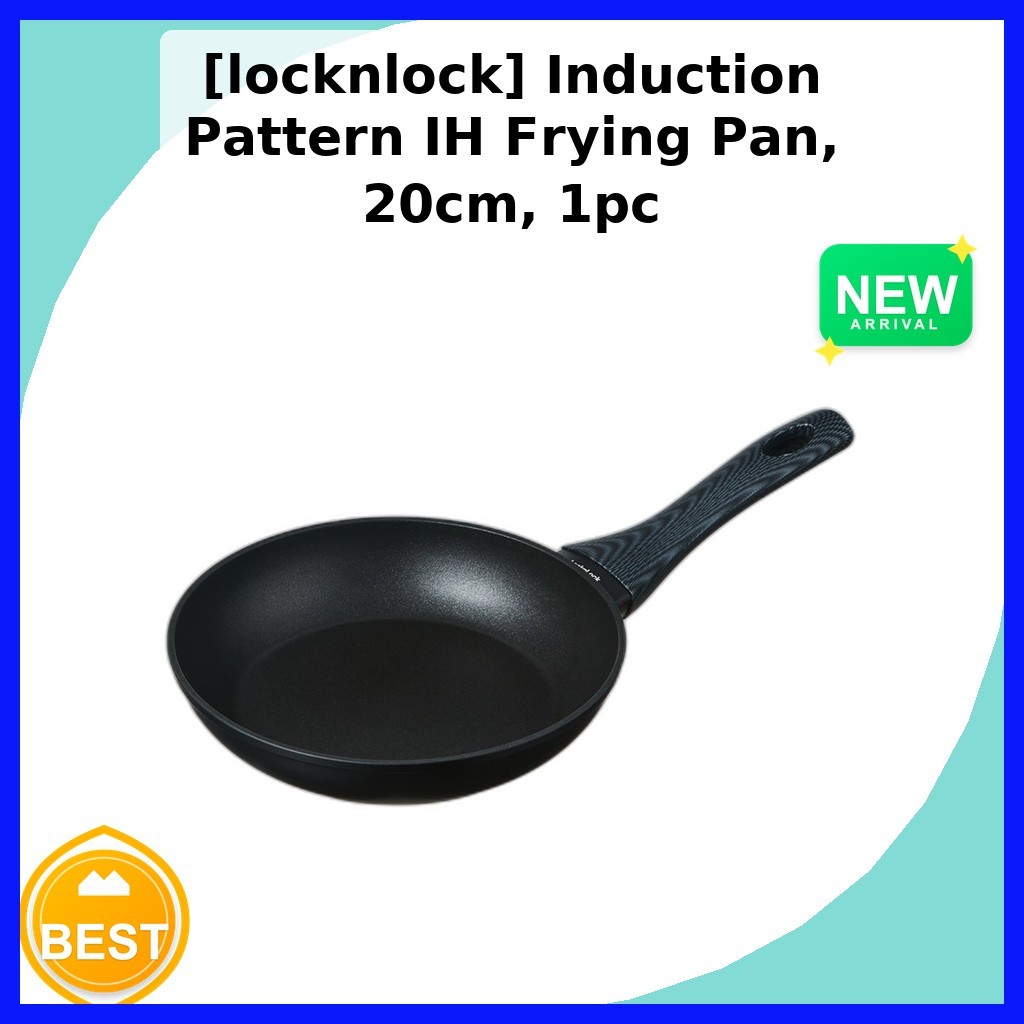 [locknlock] กระทะ IH ลายเหนี่ยวนํา 20 ซม. 1 ชิ้น / กระทะเกาหลี / การเหนี่ยวนําเข้ากันได้กับ lounpick