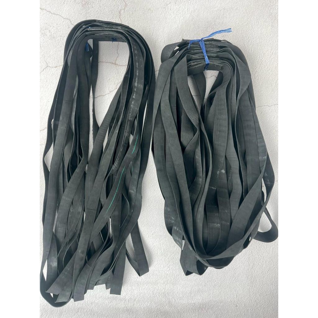 ยางพันล้อ ขอบ 14 และขอบ 17 (มัดละ 20 เส้น / เส้นละ 5 บาท) ยางรองล้อ ยางรองกะทะล้อ