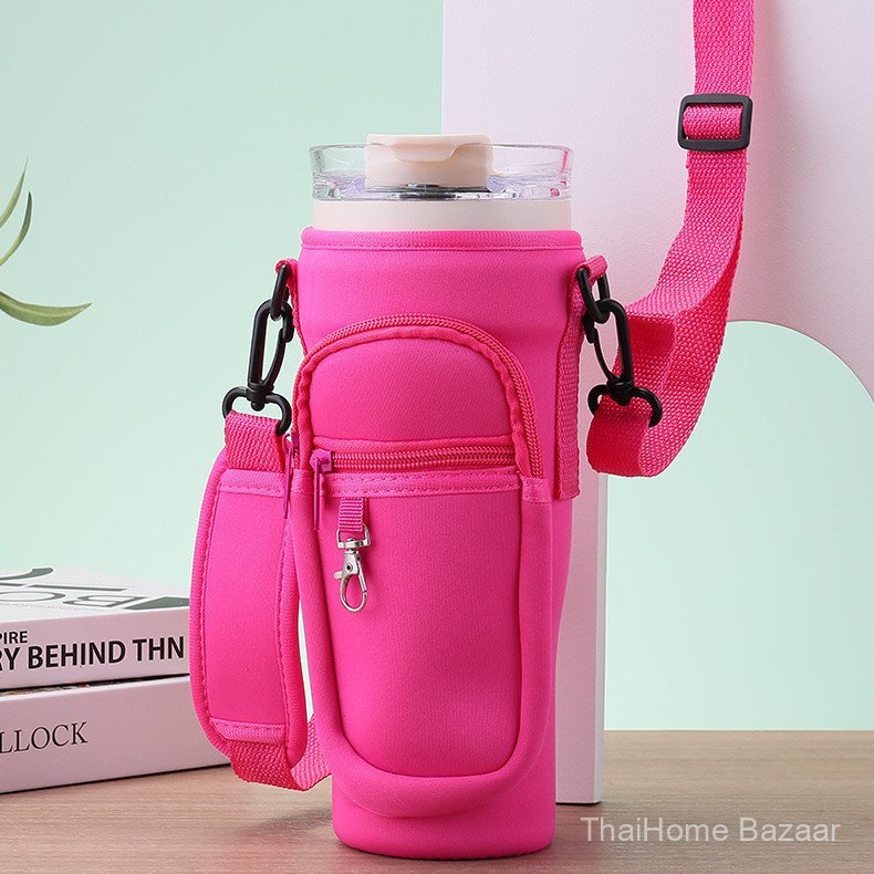 40OZstanley Icemaster cup Holder-วัสดุดําน้ํา Handle Holder-สายคล้องไหล่ปรับได้ [ไม่มีถ้วย]