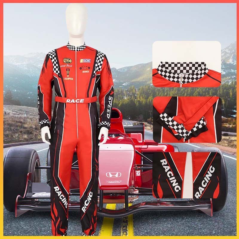 Rider cos Clothing Kart Training Clothing Beach Jumpsuit Clothing