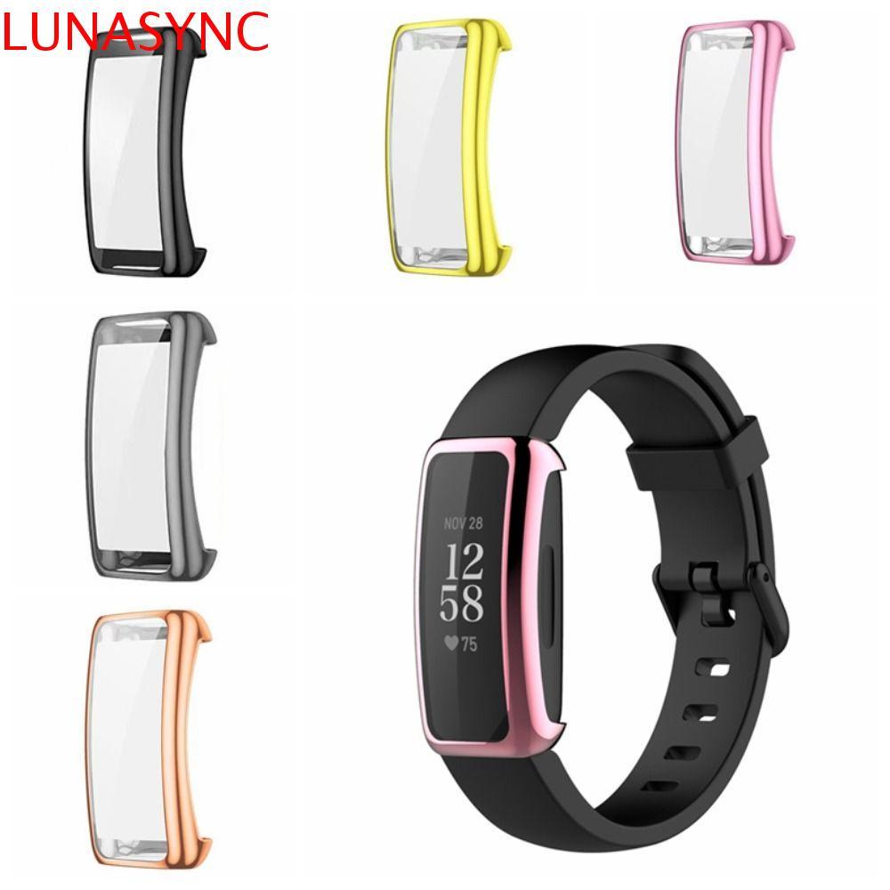 LUNASYNC Fitbit Inspire 3 ตัวป้องกันหน้าจอ, เคสฝาครอบนาฬิกา TPU Inspire 3 ฝาครอบนาฬิกา, ป้องกันรอยขี
