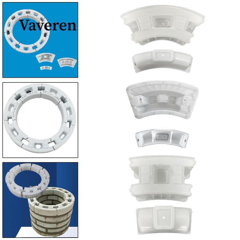 [Vaveren] Pavers Mould Cement ABS Garden Well Maker รอบบล็อกอิฐแม่พิมพ์สําหรับสร้างสระว่ายน้ําดอกไม้