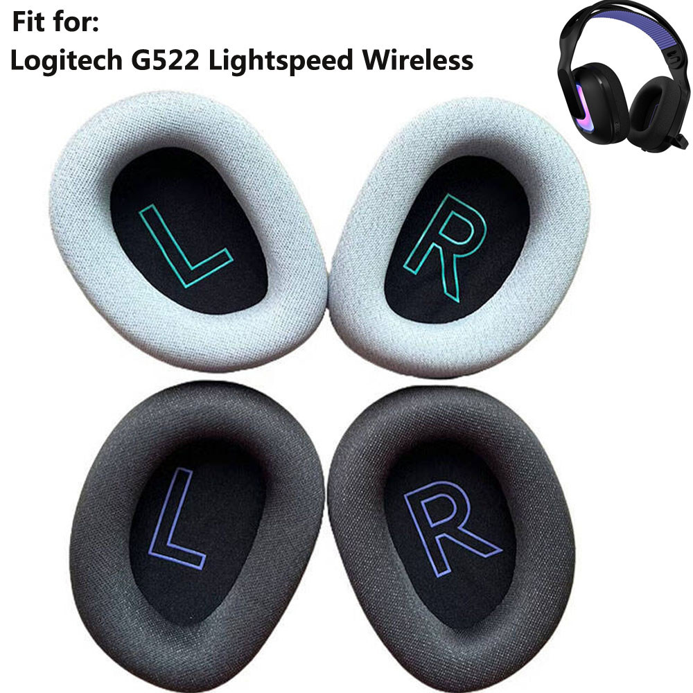 แผ่นรองหูฟังเบาะสําหรับชุดหูฟังเล่นเกมไร้สาย Logitech G522 Lightspeed, แผ่นรองหูฟังเปลี่ยนตาข่ายลมหา