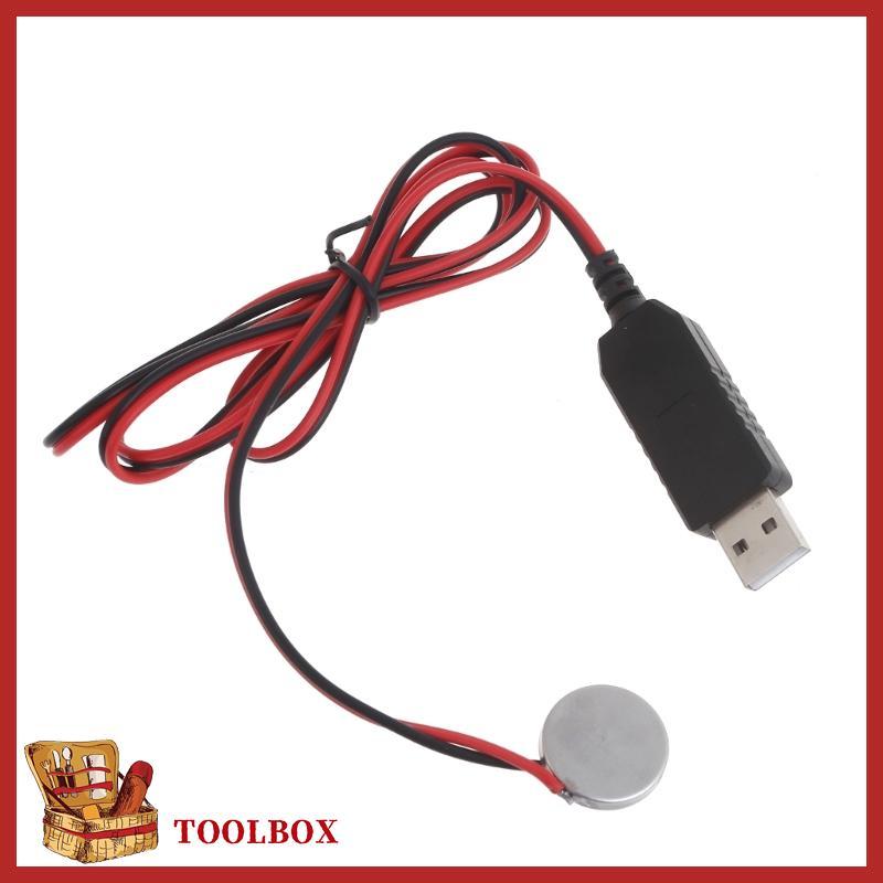 TOOLBOX USB 5V2A อินพุตสายชาร์จสําหรับ CR2032 3V เอาต์พุตแบตเตอรี่อุปกรณ์ Universal แบบพกพา Charger 