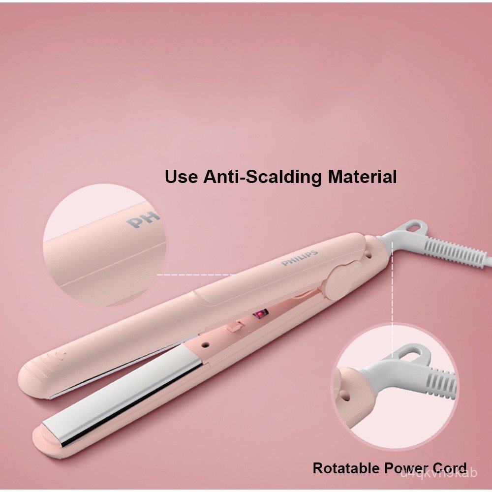 HP8401 Hair Straightener StraightCare Essential 60 Seconds Fast Warm-Up Molding Temperature 210 ° C 