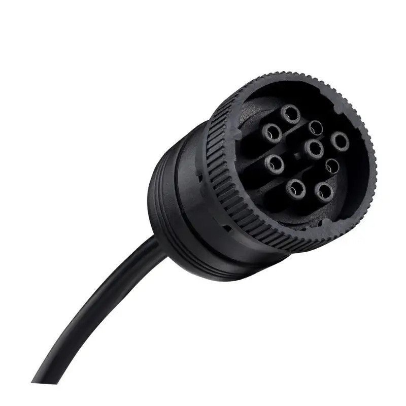 Deutsch J1939 9pin ถึง 16pin สายรถบรรทุก J1939 9 pin to OBDII/OBD2 16 PIN หญิง diagnosctic เครื่องมื