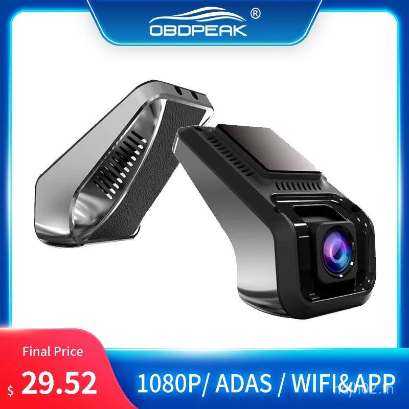 X9 Pro FHD 1080P Dash Cam Dvr ADAS WIFI 1080P สมาร์ทรถ DVR โทรศัพท์ APP Mini กล้องด้านหน้าเลนส์ Vide