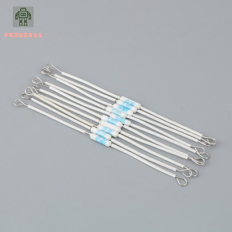 [CIR] 10 PC RF250V 10A 185 องศา Thermal Cutoff RF 250V เซรามิคอุณหภูมิฟิวส์สําหรับหม้อหุงข้าวไฟฟ้า Safeguard Resistance th