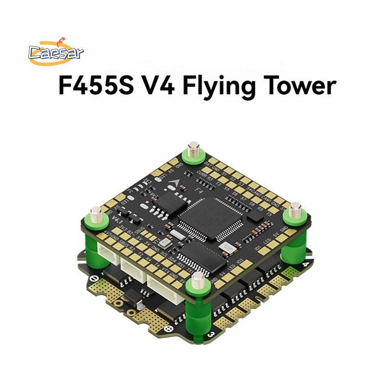 caesarA8F455S V4 FC&ESC FPV Stack F405 V4 Flight Controller 55A 4in1 ESC 30X30 มม.สําหรับ RC FPV Rac
