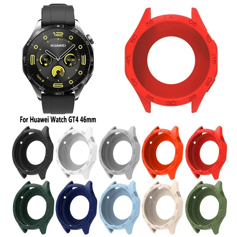 เคสซิลิโคนกันกระแทกสําหรับ Huawei Watch GT6/GT5/GT4 41 มม. กรอบนุ่ม ป้องกันกระแทก