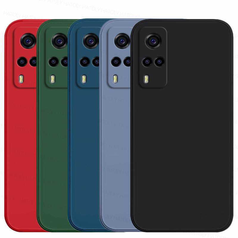 ซิลิโคนเหลวสําหรับVivoY53S VivoY51a VivoY33 กันกระแทกนุ่มTPU Coverเคสโทรศัพท์สําหรับVivo Y53S Y51a Y