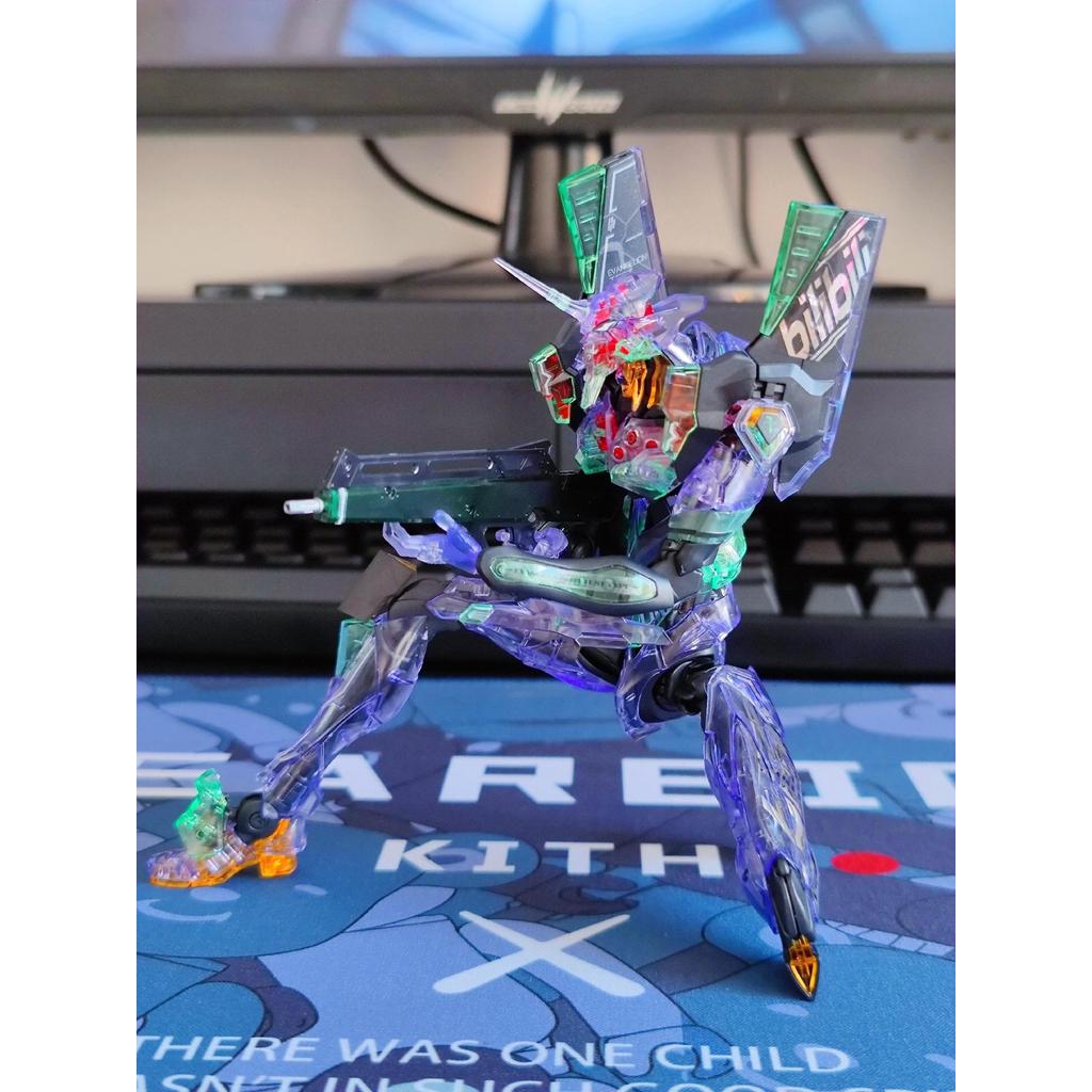 เมก้า สินค้าใหม่ RG No. 1 Machine Color Transparent Version 1/144 EVA Evangelion Assembly Model Gift 00379