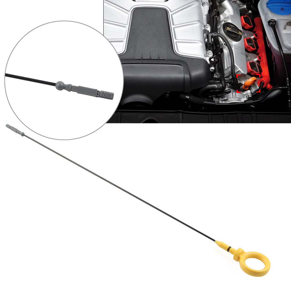 Zก้านวัดระดับน้ำมันเครื่องรถยนต์ 06E115611H สำหรับ Audi A4 S4 A5 S5 A6 Q5 3.0L 3.2L สำหรับ A8 Quattr
