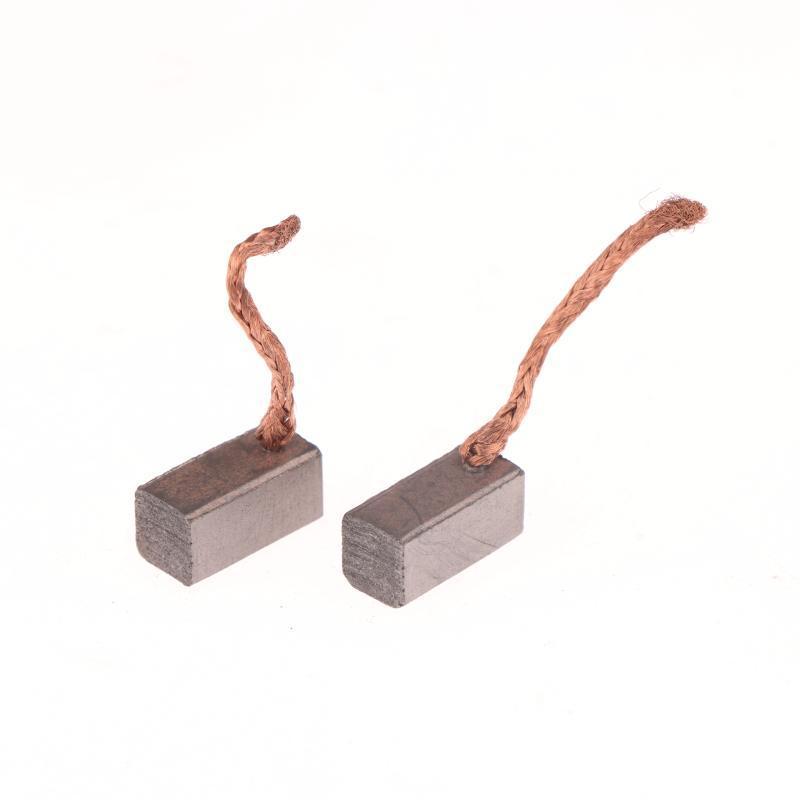 4PCS DIY อุปกรณ์เสริม 6x6x12 มม.มอเตอร์ไฟฟ้าคาร์บอนแปรงเครื่องมือไฟฟ้า Blower พัดลม Graphite แปรงใหม่