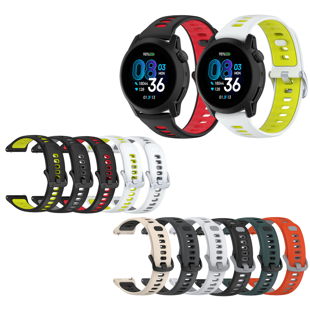 22 มม.กีฬาซิลิโคน Starp สําหรับ COROS PACE 4/PACE 3 Soft Breathable สร้อยข้อมือสําหรับ COROS APEX 4 42 มม./APEX 46 มม./APEX 2 Pro สายรัดข้อมือ
