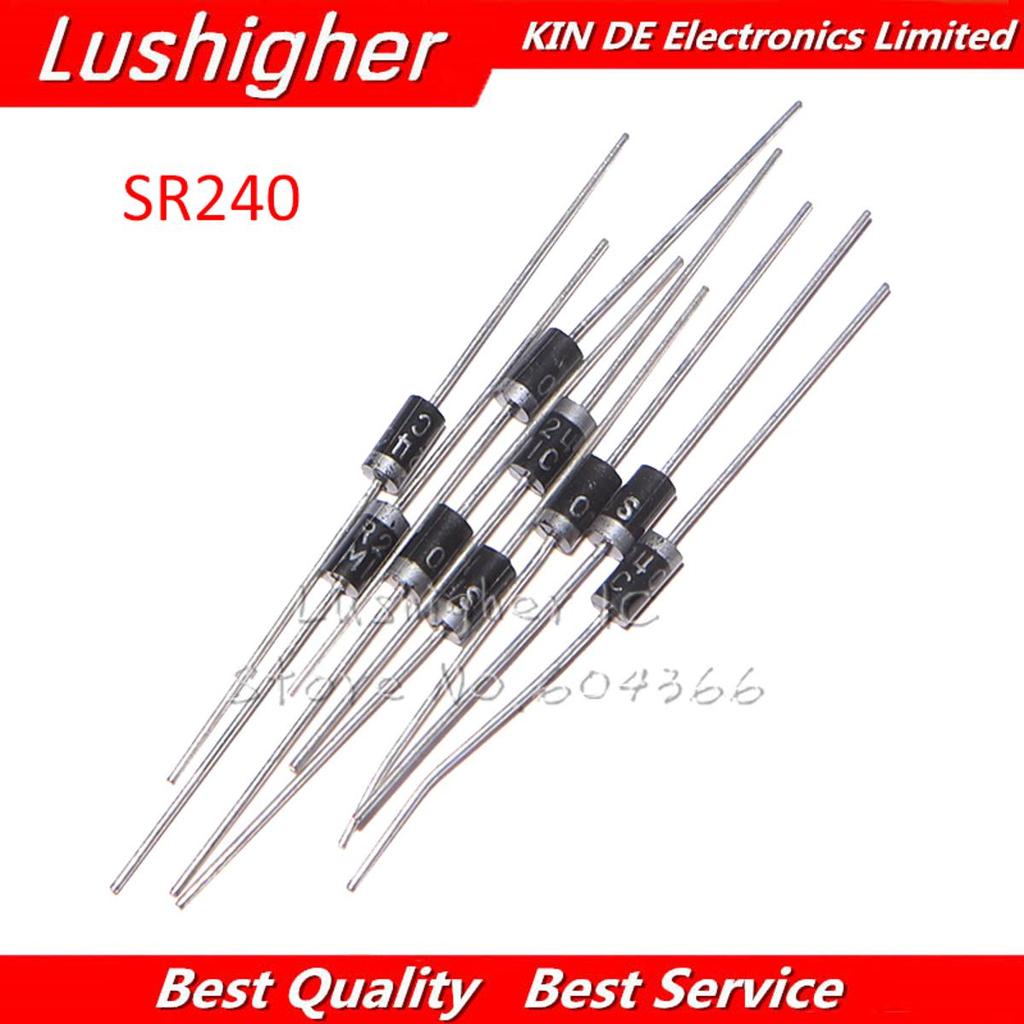 20PCS Schottky Rectifier ไดโอด SR240 SR260 SR360 SR540 SR560 SR2100 SR3100 SR3200 SR5100 SR5150 SR52