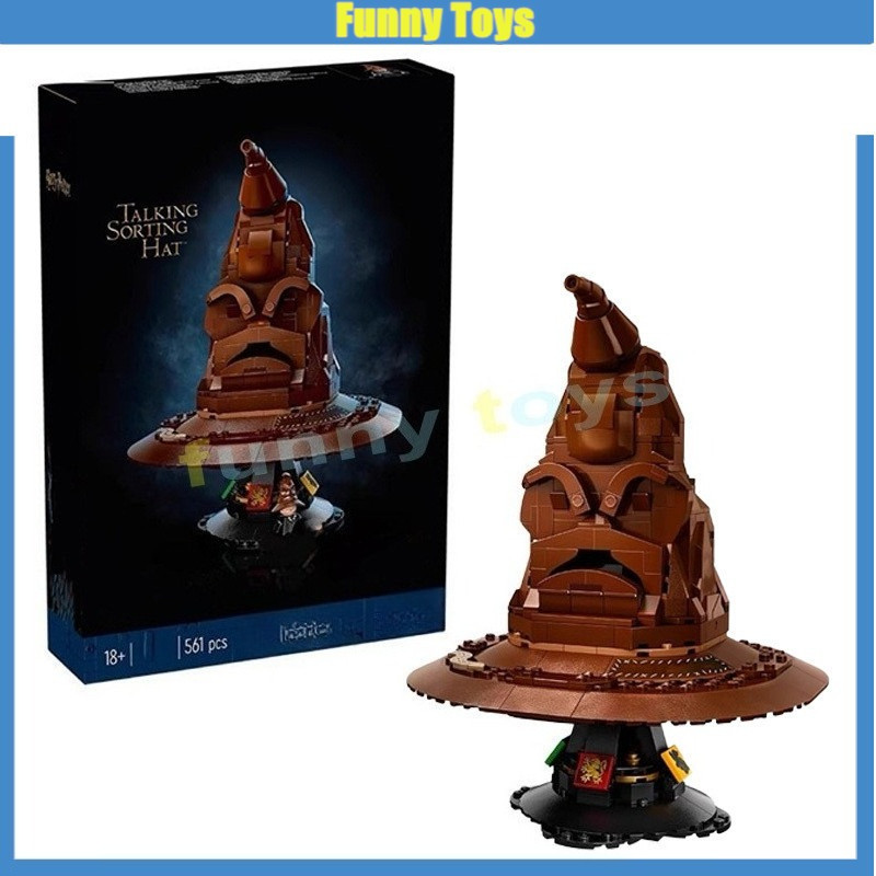76429, Talking Sorting Hat, Building Blocks, Academic Allocation Hat, ของขวัญของเล่นสําหรับเด็กชายแล