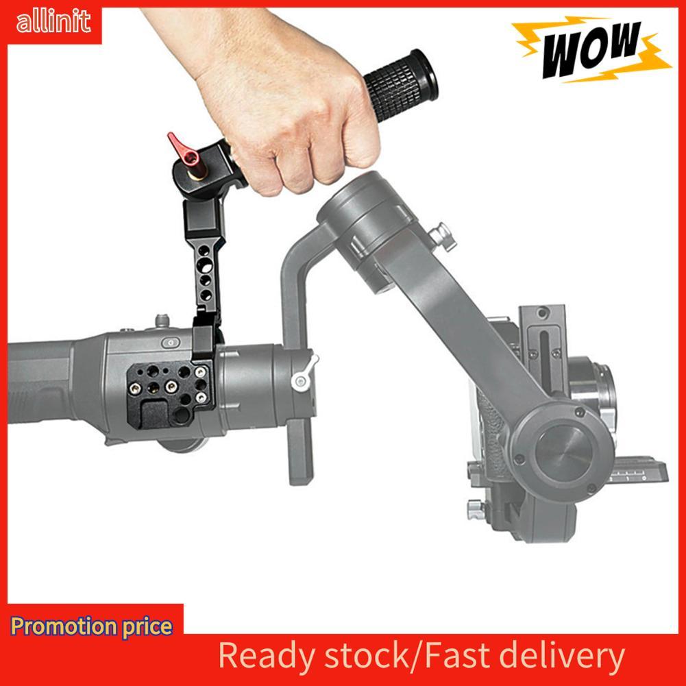Allinit Allinit Stabilizer Handle Grip 1/4 3/8 Mount อลูมิเนียมพับอุปกรณ์เสริมมือถือสำหรับ Ronin S/R