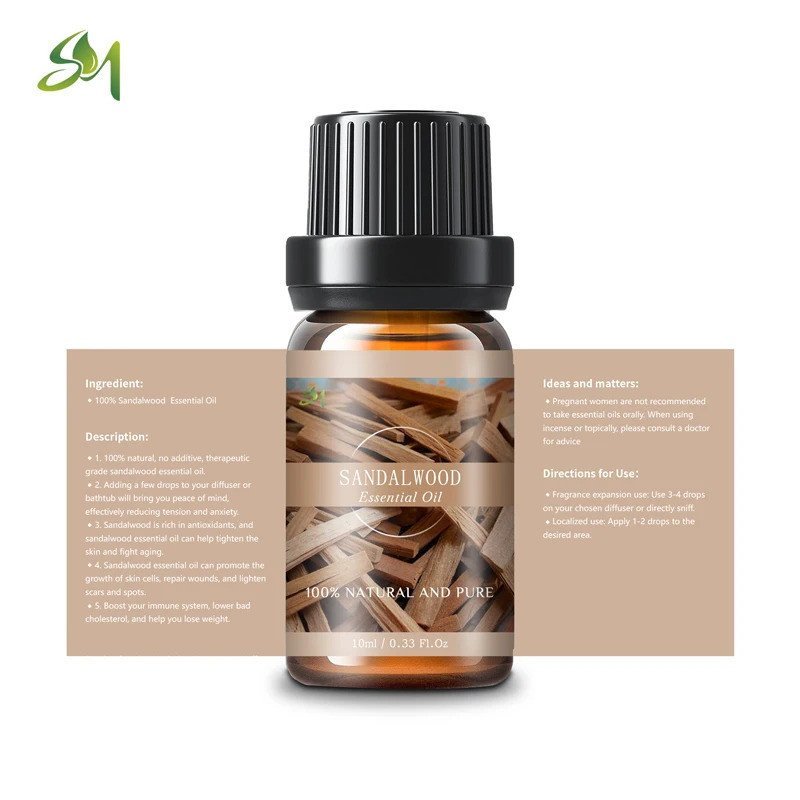 Wholesale Best Price Organic Aroma Diffuser Perfume Oil 100% Pure Natural Sandalwood Essential Oil F