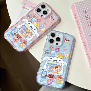 ✨จัดส่งฟรีในพื้นที่✨เคสโทรศัพท์การ์ตูนน่ารักสำหรับ iPhone16 15 14 Pro PLUS 13 12 11 PROMAX เคสป้องกัน TPU