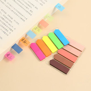 Dreamerhouse Fluorescent Color Transparent Sticky Note Arrow PET Sticky Note รวม Index Note N Times Stick