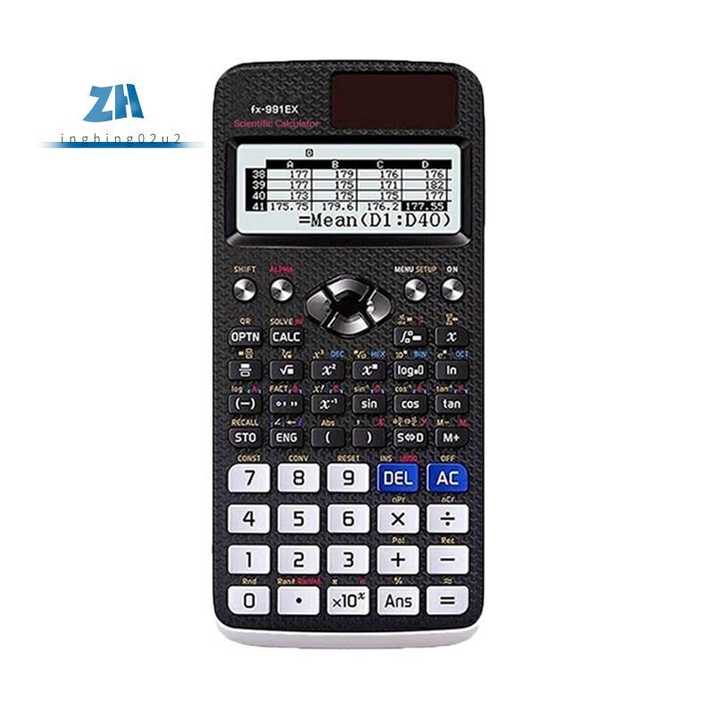 -991EX สําหรับนักเรียนโรงเรียนและครูเครื่องคิดเลขวิทยาศาสตร์ 552 ฟังก์ชั่นฟังก์ชั่น A