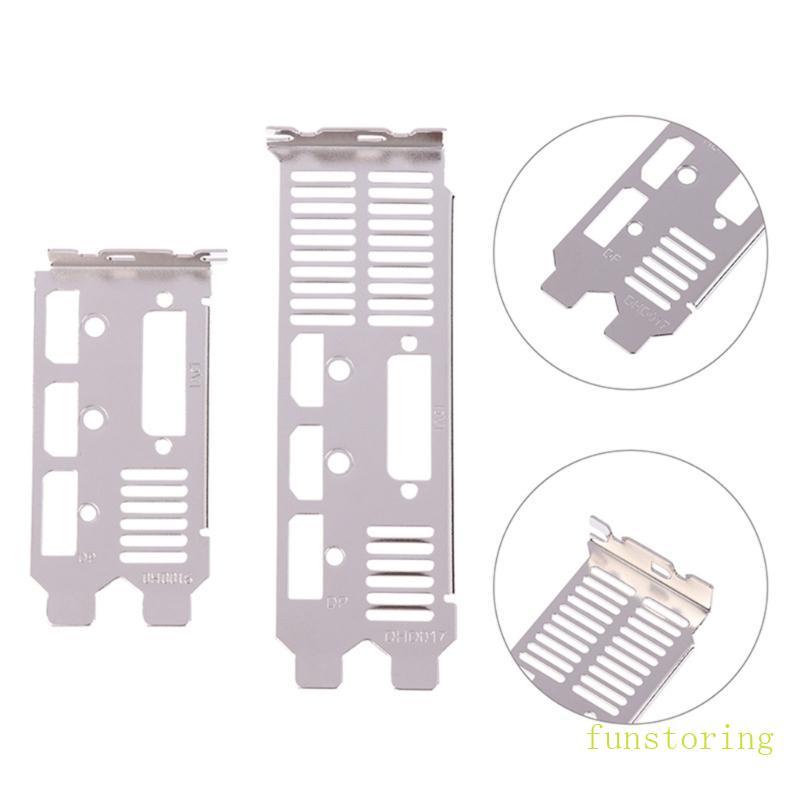 FUN IO Shield BackPlate Brackets สําหรับ GTX730 GTX750 GTX1050Ti GTX1650 สแตนเลสปรับปรับปรุงความร้อน