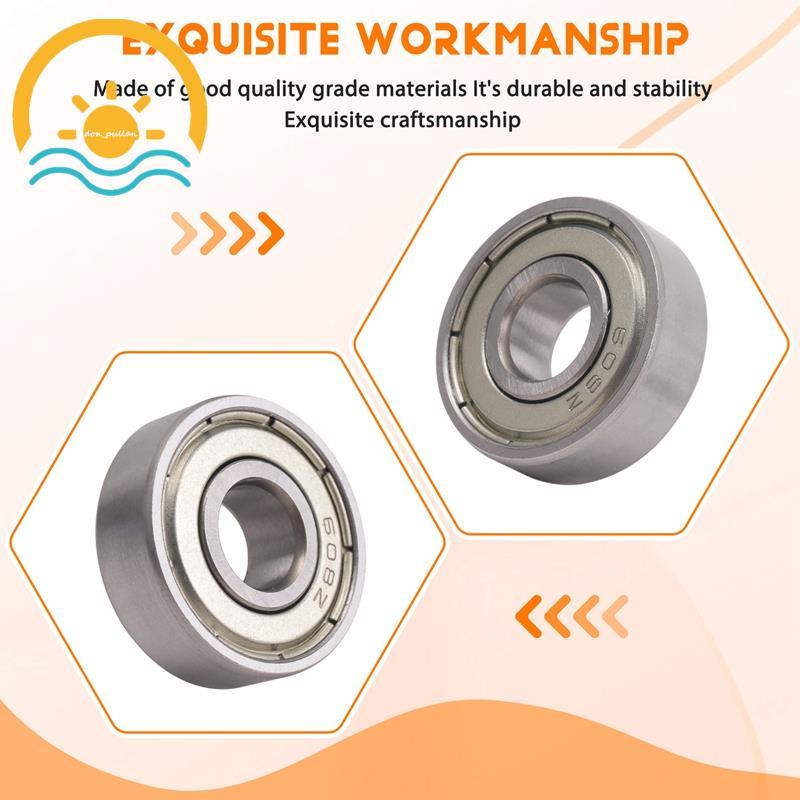2 ชิ้น Single Shielded 608Z ตลับลูกปืนเม็ดกลมร่องลึกขนาดเล็ก ราคา ถูกที่สุด ดีลบีเคเค แกลเลอรีภาพที่ 5