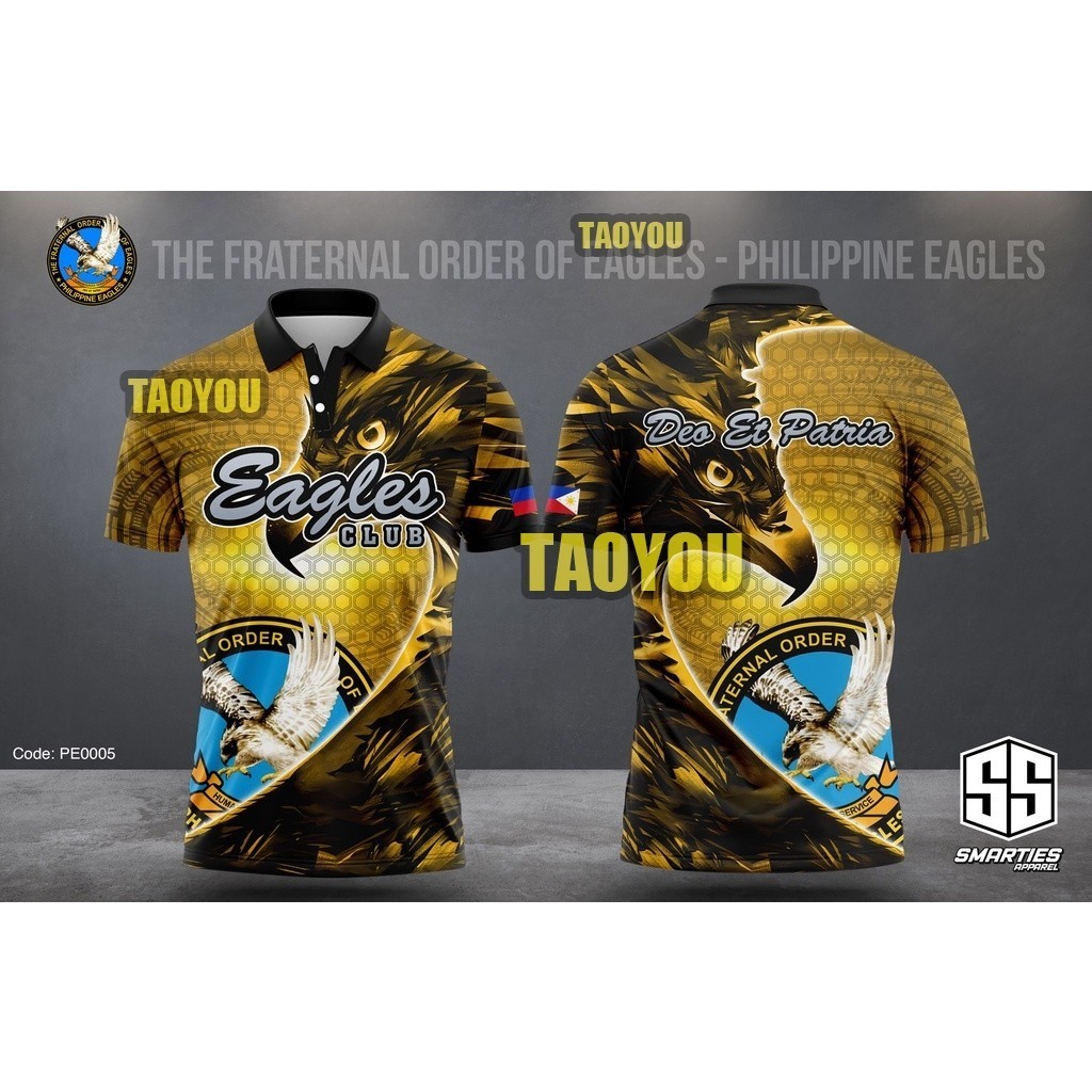 The Freother Order Of Eagles เสื้อโปโล Philippine Eagles Type B เสื้อระเหิด