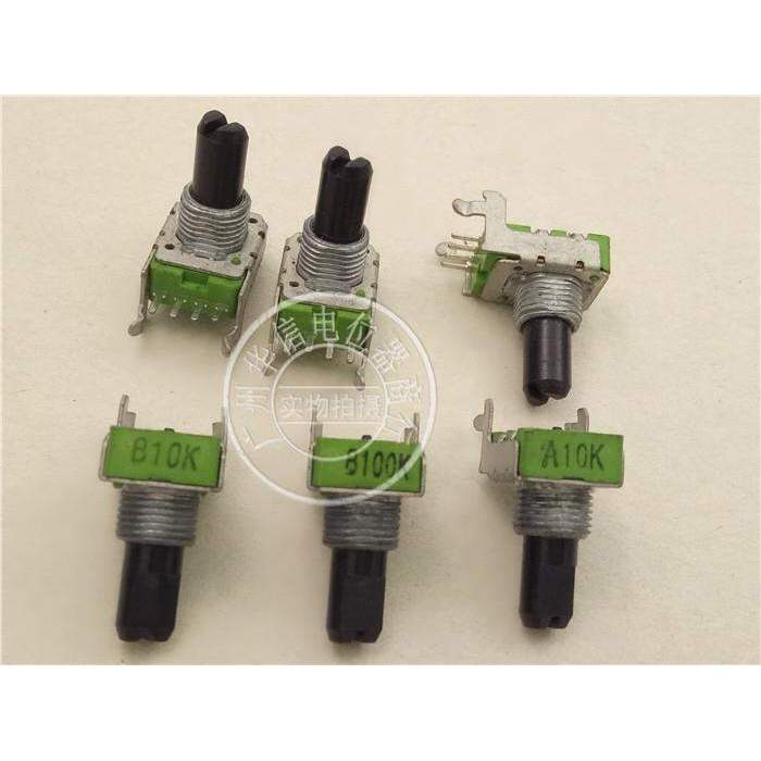 2022 ล่าสุด 1PCS ALPHA 142 แนวนอน 4-pin Single Potentiometer B10K A10K A50K B100K A500K A1M