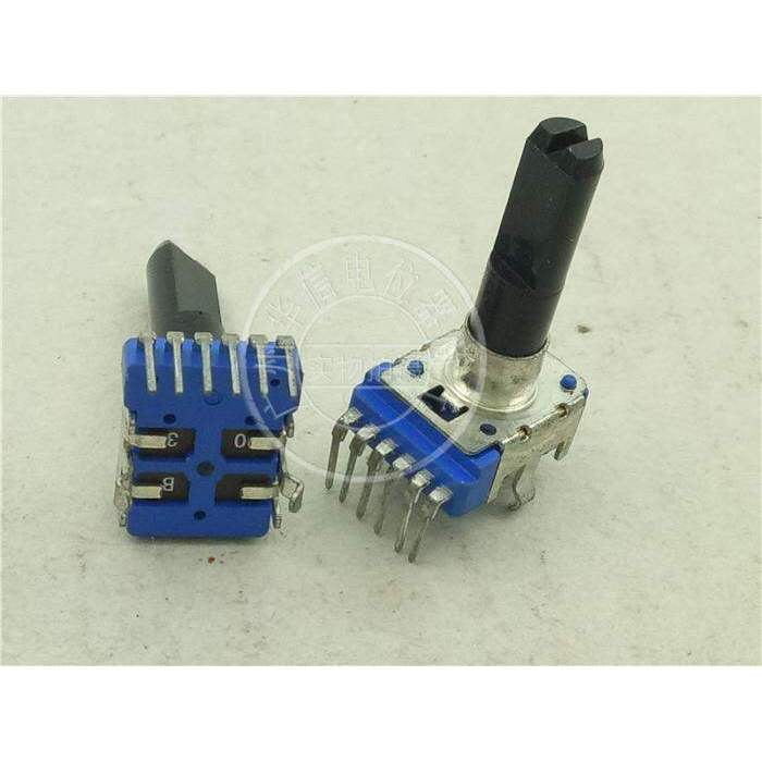 1PCS 142 ประเภทแนวตั้ง double potentiometer 6 ฟุต B10K B20K B100K B50K C100K500K จับ 23MMF