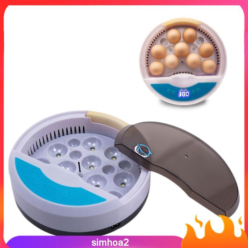 [Simhoa2] นกไก่ดิจิตอล 9Eggs Incubator 50HZ US Plug สําหรับฟาร์มนกไก่