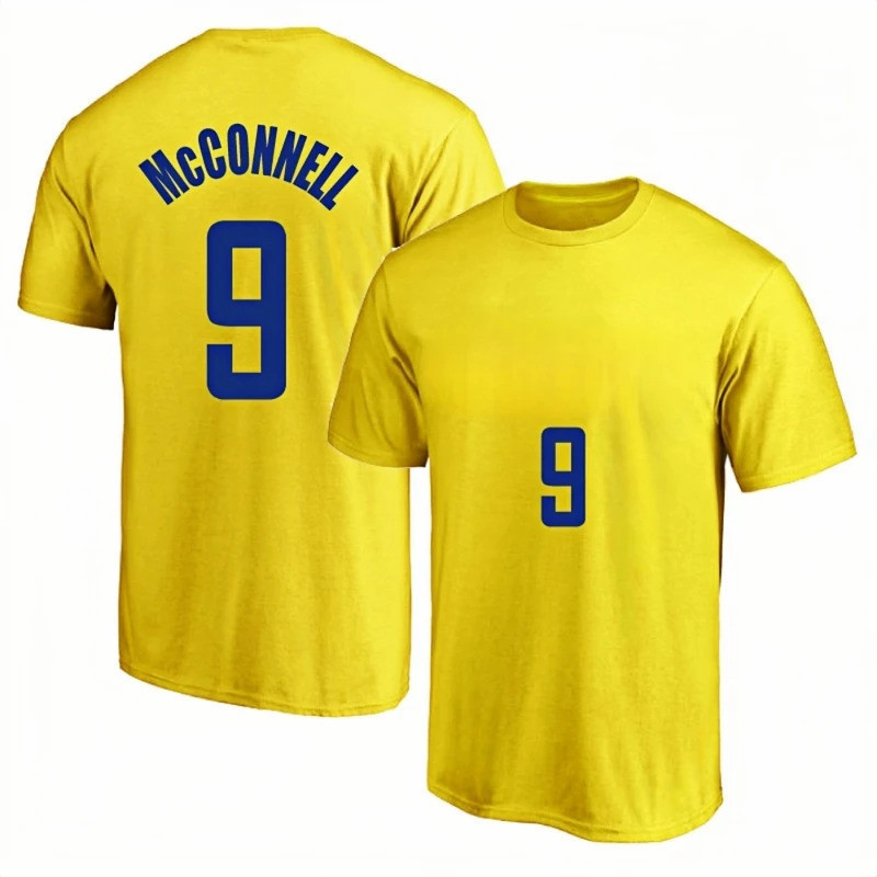 T.J. McConnell #9 Graphic T-Shirt Men's Oversized Crew Neck 100% Cotton Casual Streetwear Short Slee