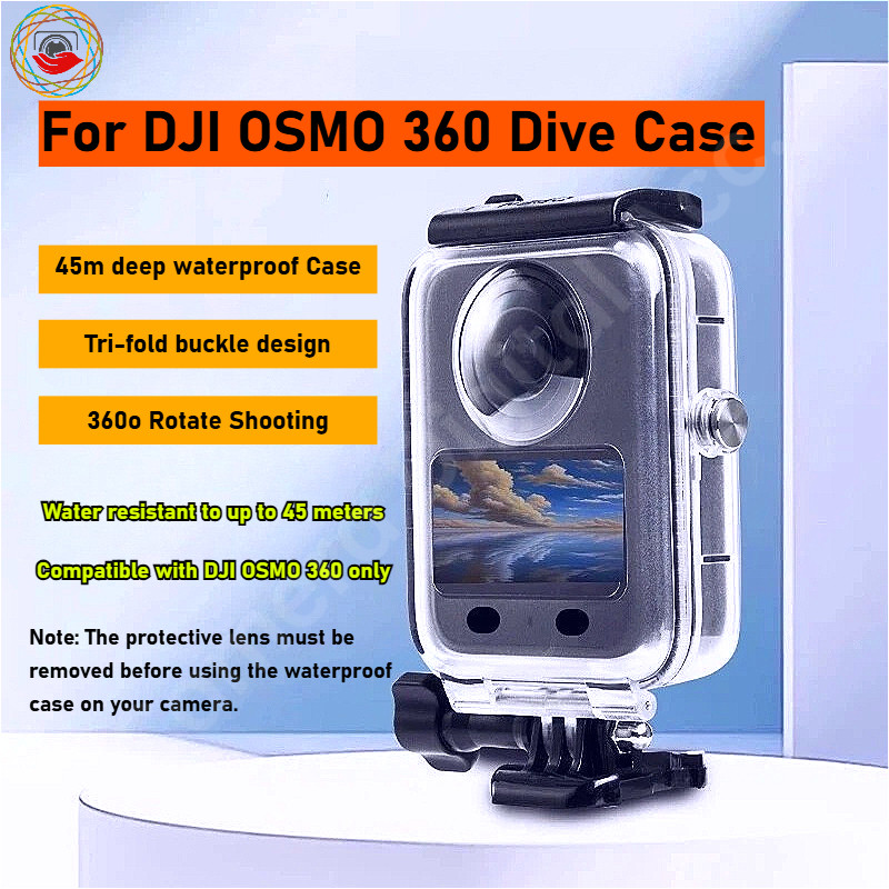 สําหรับเคส DJI OSMO 360 Dive / เคสดําน้ํากันน้ําสําหรับกล้อง DJI 360