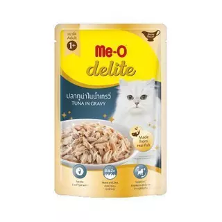 [ยกโหล 12 ซอง] Me-O Delite อาหารแมวเปียก มีโอ ดีไลท์ ขนาด 70 กรัม(g)