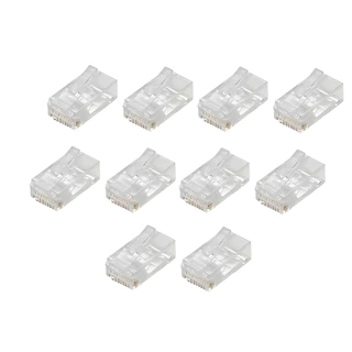 Link US-1002 หัวแลน CAT 6 RJ45 Plug Unshield (1 PACK/10 หัว) US-1002AA รุ่นใหม่ของแท้ 100%