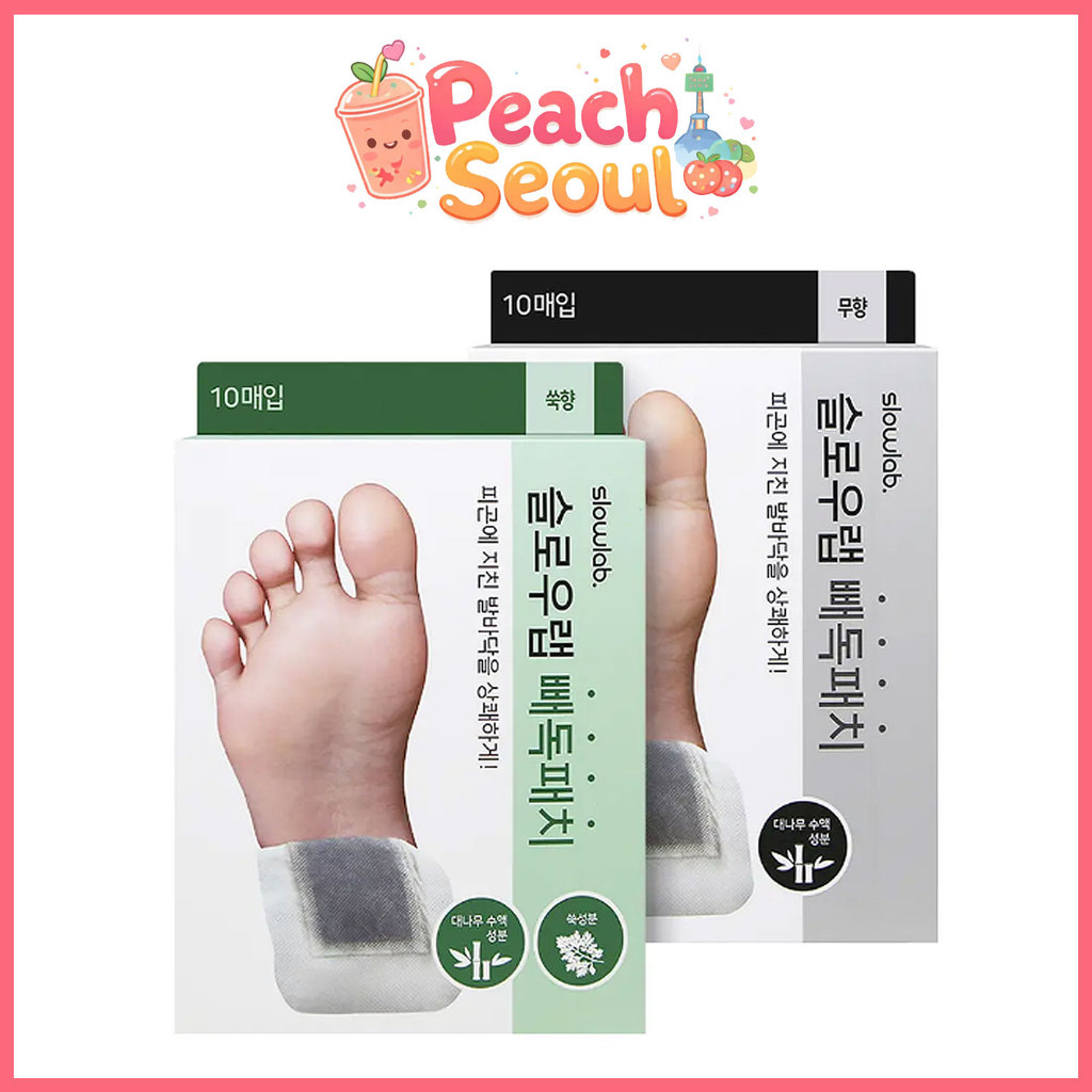 [slowlab] Detox Patch 10p, Unscented/Mugwort Scented_From Korea