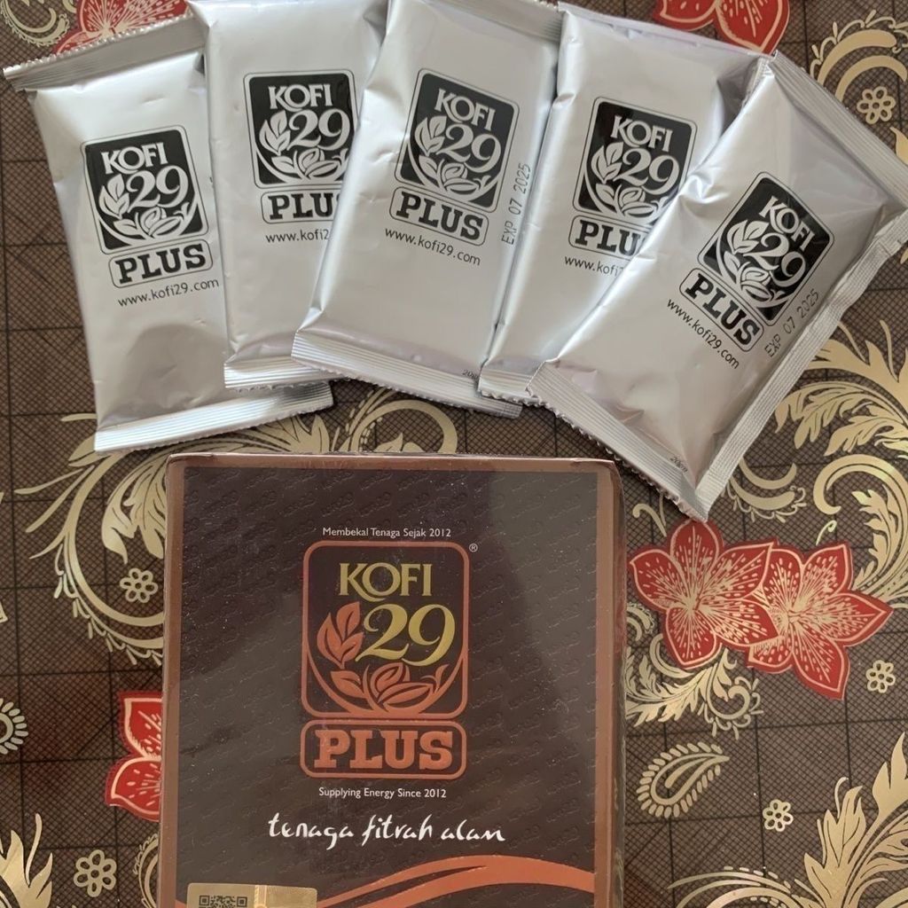สุดยอด29กาแฟนําเข้ามาเลเซีย kofi29 Original Gold Label Energy Health Care Coffee Bar 1.71
