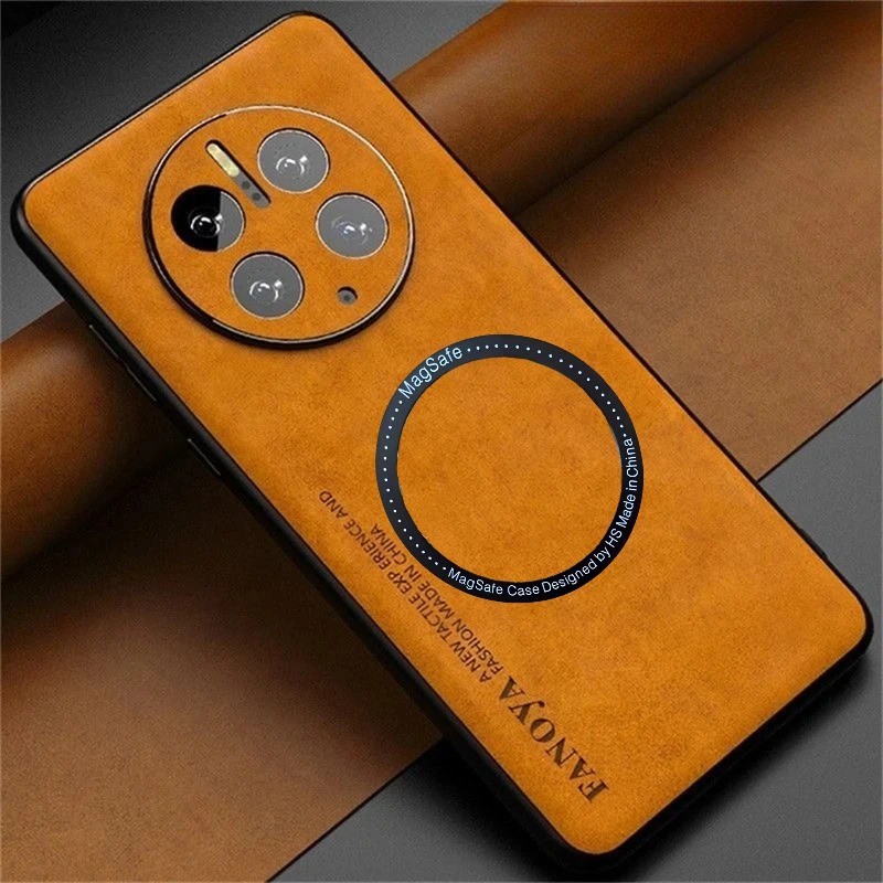 Retro หนังแกะแม่เหล็กกันกระแทกสําหรับ Honor Magic 8 Pro 8 7 Lite 7 Pro ไร้สายชาร์จ PU หนังทนฝาครอบโทรศัพท์