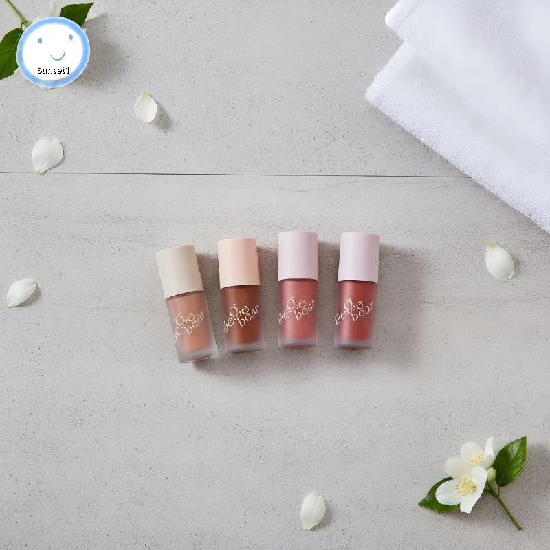Sunset Gege Bear Smooth Multi-purpose Cream Expansion Color Blush Eye Shadow Not Easy To Fade Nude M