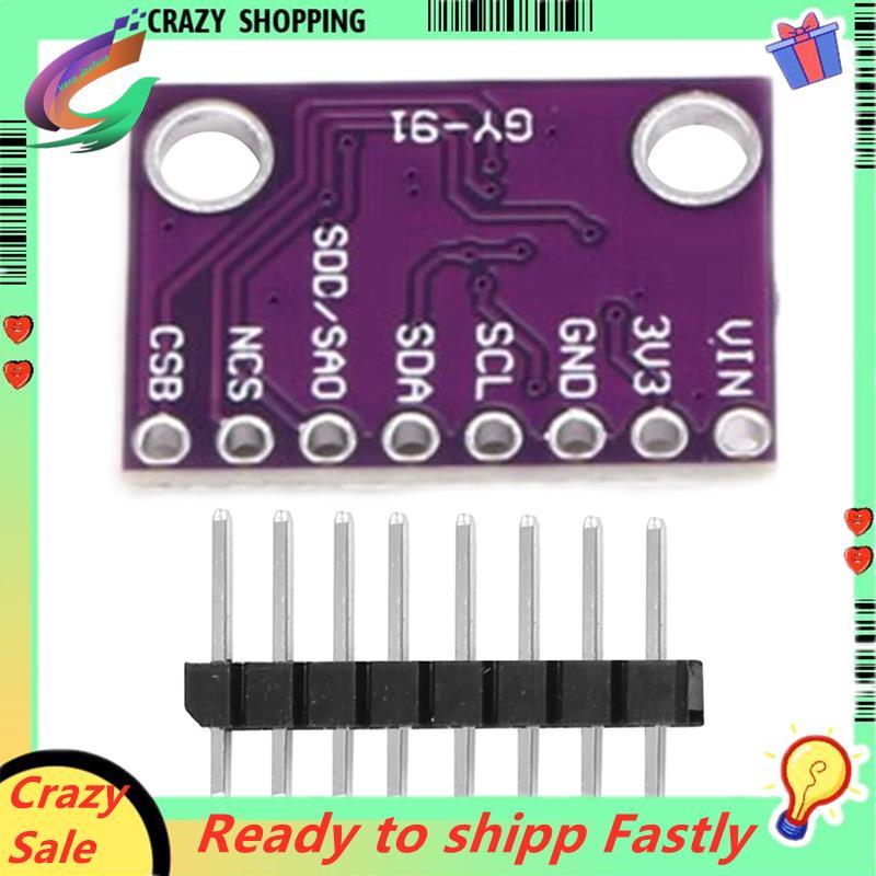 2pcs MPU-9250 MPU9250 BMP280 SPI IIC Acceleration Gyroscope เข็มทิศ 9- เซนเซอร์โมดูล