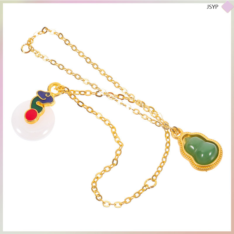 💍 2Pcs สร้อยคอแต่งตัวตุ๊กตา สไตล์จีน สร้อยคอจิ๋ว