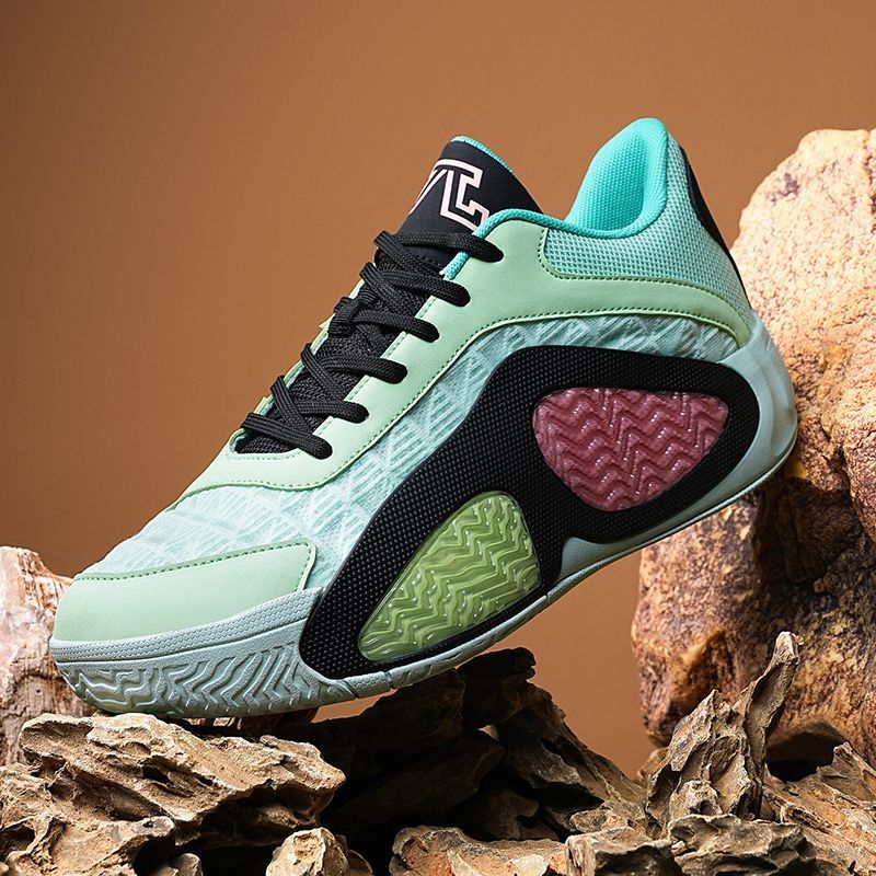 รองเท้าบาสเก็ตบอลฤดูใบไม้ผลิสไตล์ใหม่ Tatum Tatum2 Real Combat All-Star Air Cushion ทนต่อการสึกหรอผู