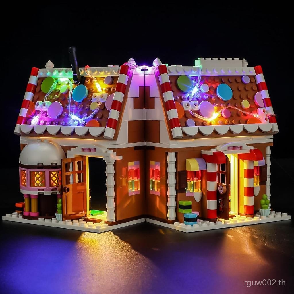 ชุดไฟ BRIKSMAX 2.0 เข้ากันได้กับ Lego Festive Gingerbread House 40809 ชุดอาคาร- ชุดไฟ LED (เฉพาะอุปก