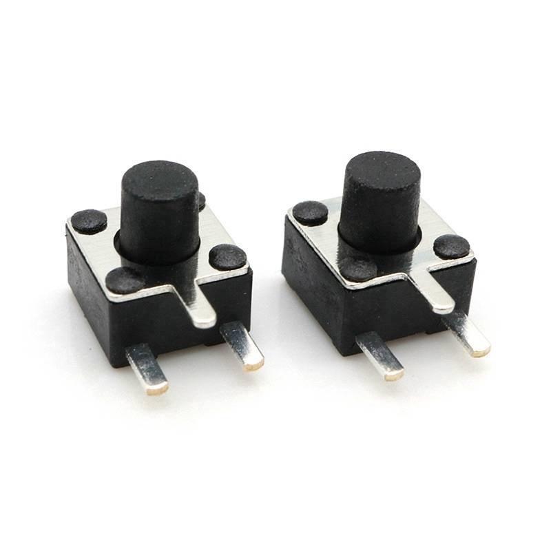 สวิทช์ ปุ่มกด DIP Push Button Switch ไมโครสวิทช์ TACT Switch กดติด-ปล่อยดับ #D2P 4.5x4.5xHmm กดข้าง 