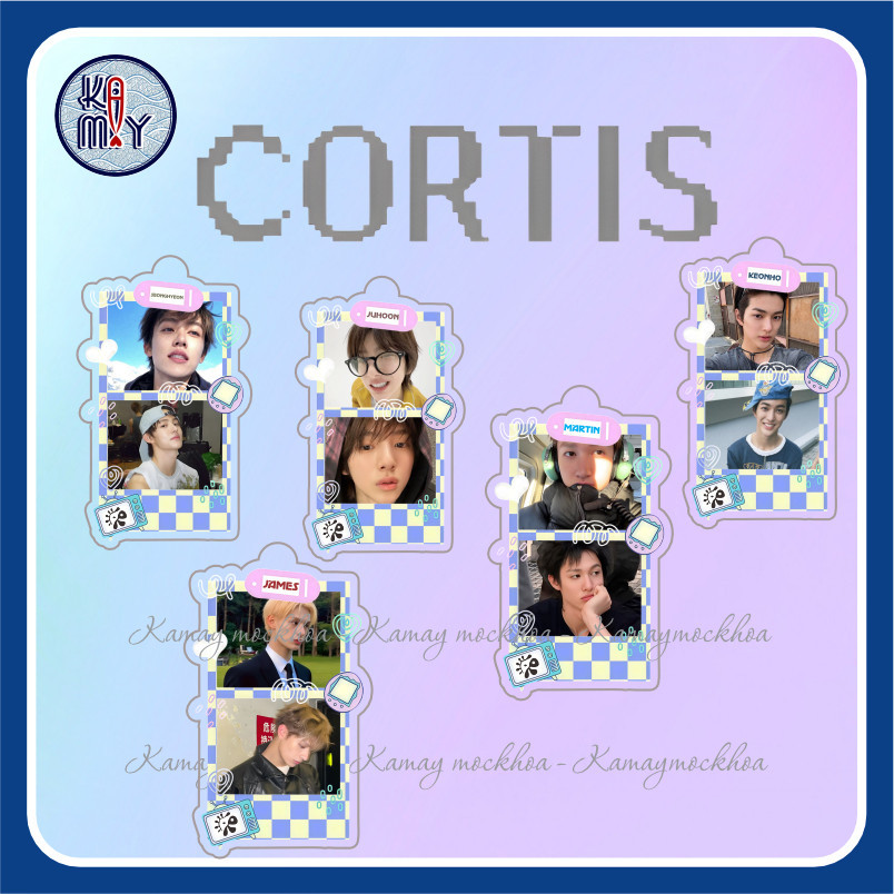 2 Photobooth Kpop C2ORTIS พวงกุญแจอะคริลิค SEONGHYEON KENONHO JUHOON JAMES MARTIN - KAMAY