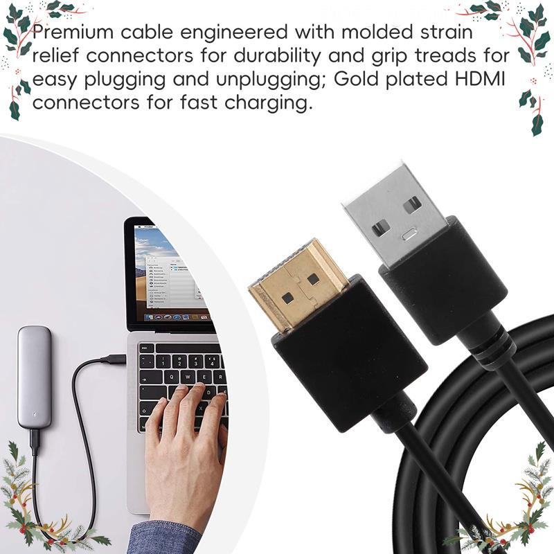 1.4 Male เป็น USB 2.0 Plug Adapter Connector Charger Converter Cable dora_ford.ph