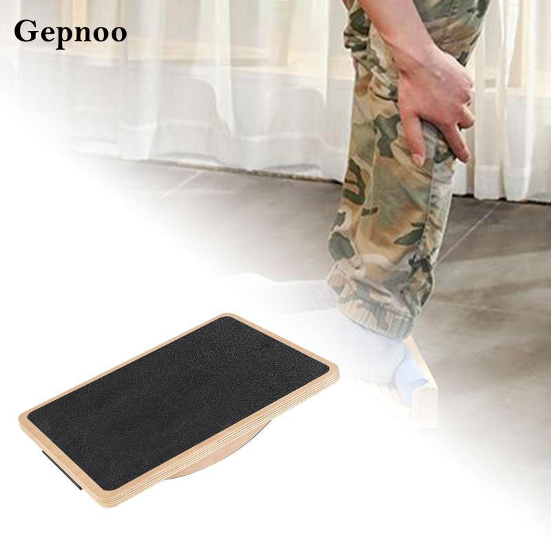 Gepnoo ไม้ Wobble Balance Board Rocker Board ของขวัญวันหยุดอเนกประสงค์ผู้ชายผู้หญิง