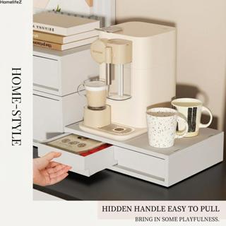 ชั้นวางเครื่องชงกาแฟ-โต๊ะด้านข้างเคาน์เตอร์กล่องเก็บด้านบนสํ…